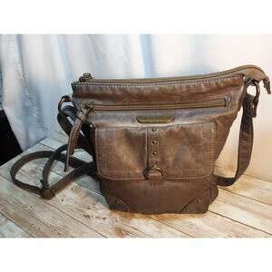 Stone Mountain Gray Crossbody Shoulder Bag Purse